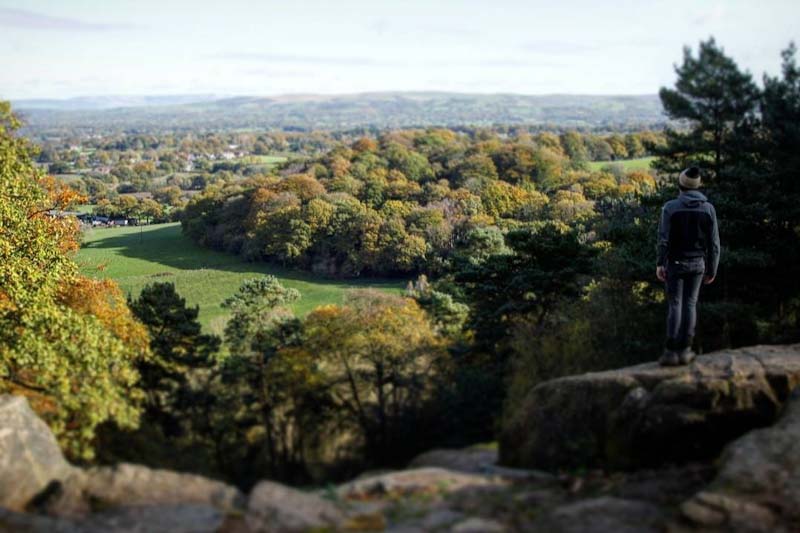 Elevated view from Alderley Edge.