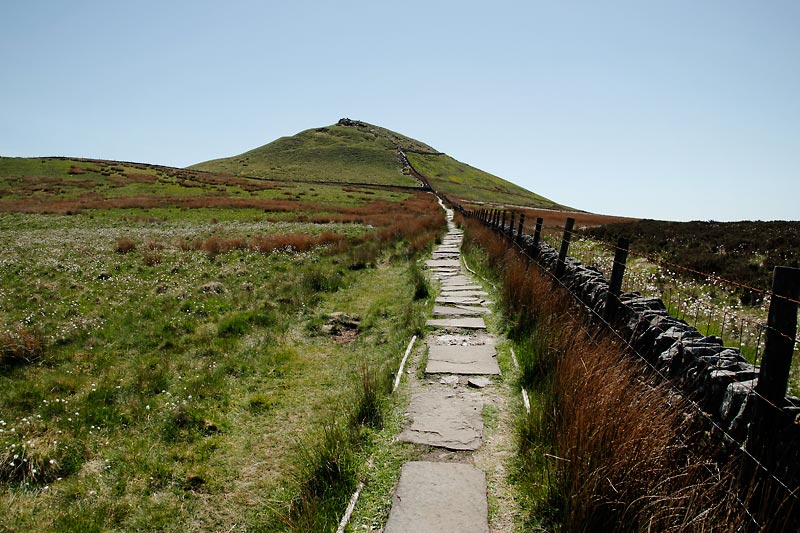 Stone path leading to Shutlingsloe
