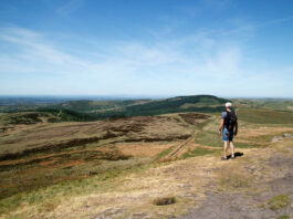 View from the summit of Shutlingsloe towards Macclesfield Forest.
