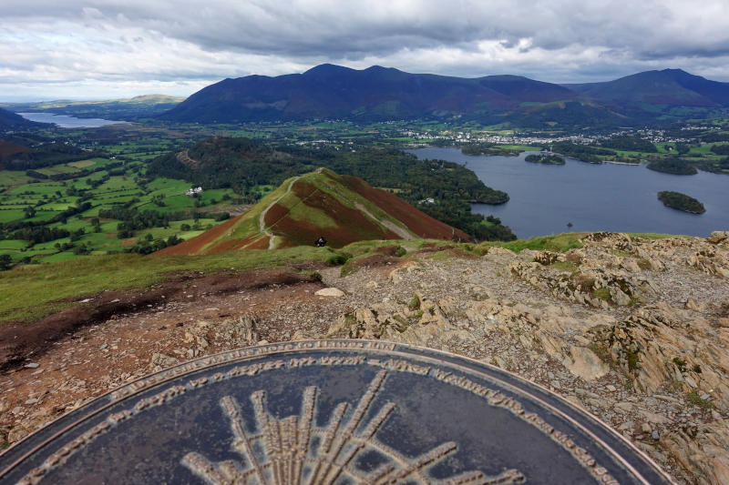 View from Catbells including Derwentwater.