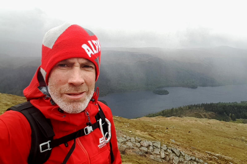 Selfie with Thirlmere in the background