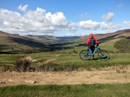 View of the Edale valley from Hope Cross