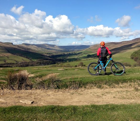 View of the Edale valley from Hope Cross