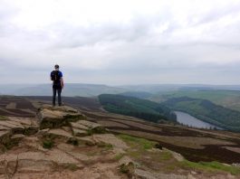 Ladybower Reservoir from Win Hill