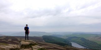 Ladybower Reservoir from Win Hill