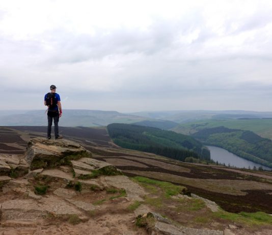 Ladybower Reservoir from Win Hill