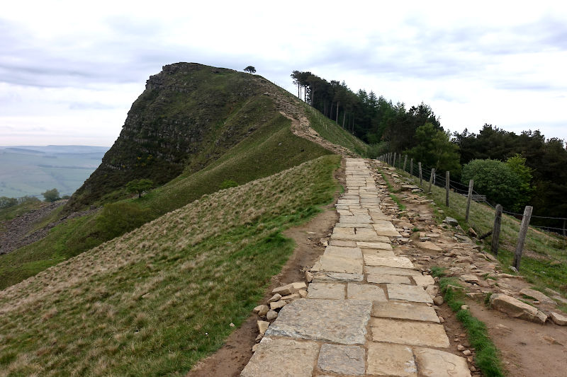 The paved approach to Back Tor