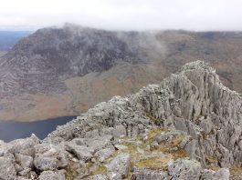 View from summit of Tryfan