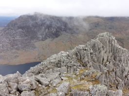 View from summit of Tryfan