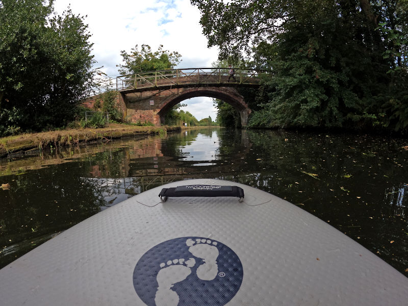 Paddleboarding on the Bridgewater Canal